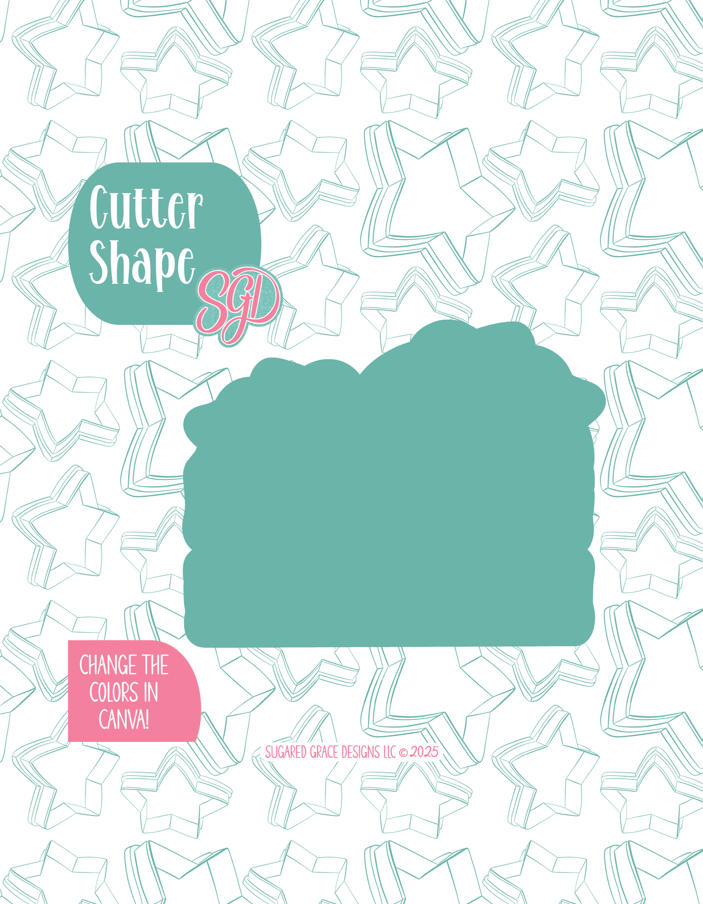 Crate of Strawberries Cookie Cutter with matching PNG