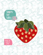 Strawberry Cookie Cutter with matching PNG