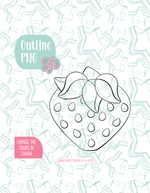 Strawberry Cookie Cutter STL and PNG set
