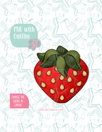 Strawberry Cookie Cutter STL and PNG set