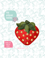 Strawberry Cookie Cutter STL and PNG set