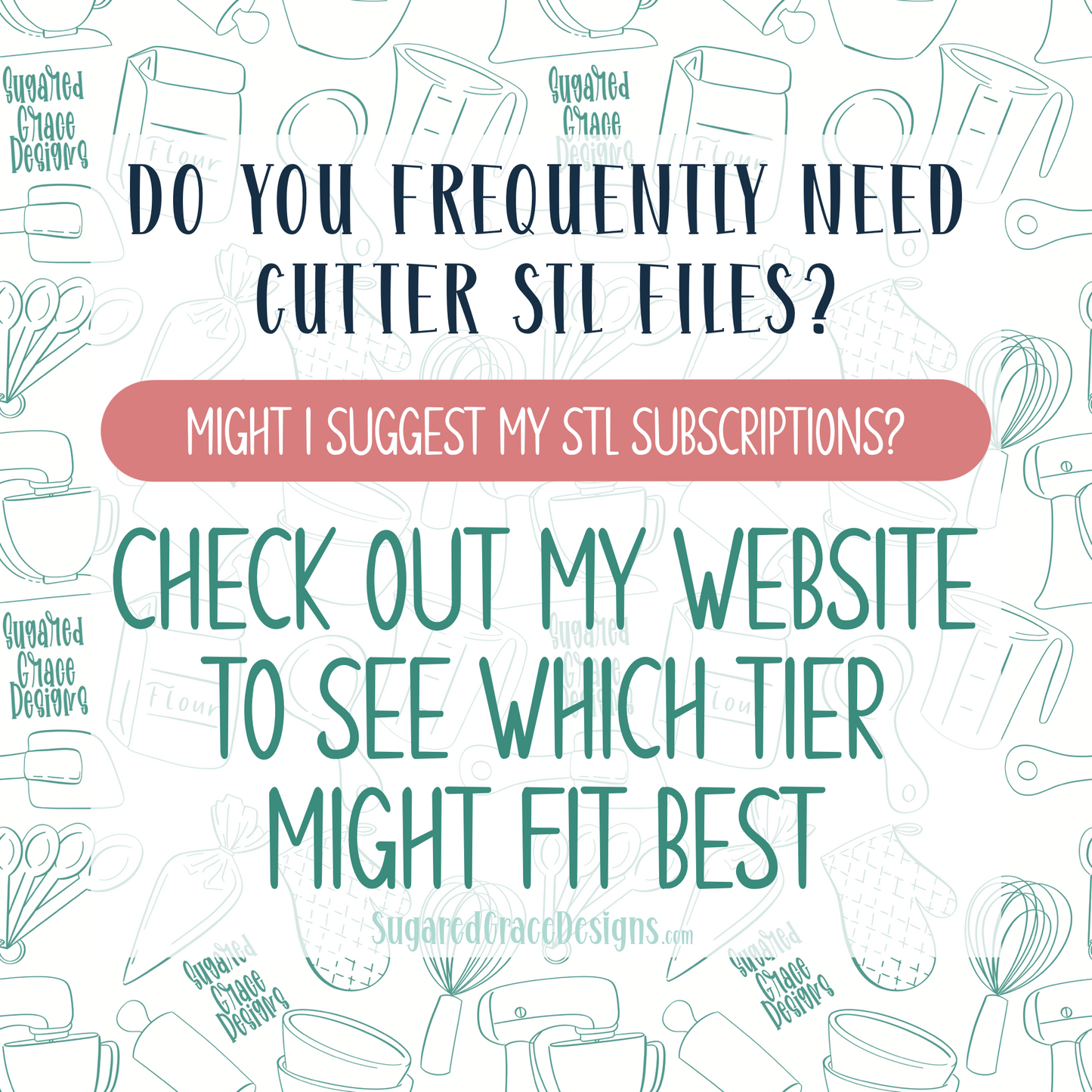 S'more Cookie Cutter Set of 4 with PNG Images to Match - Hand Drawn Graphics for Edible Ink Printers