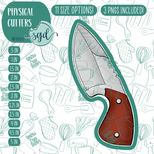 Survival Cookie Cutter with PNG Images to Match - Hand Drawn Graphics for Edible Ink Printers