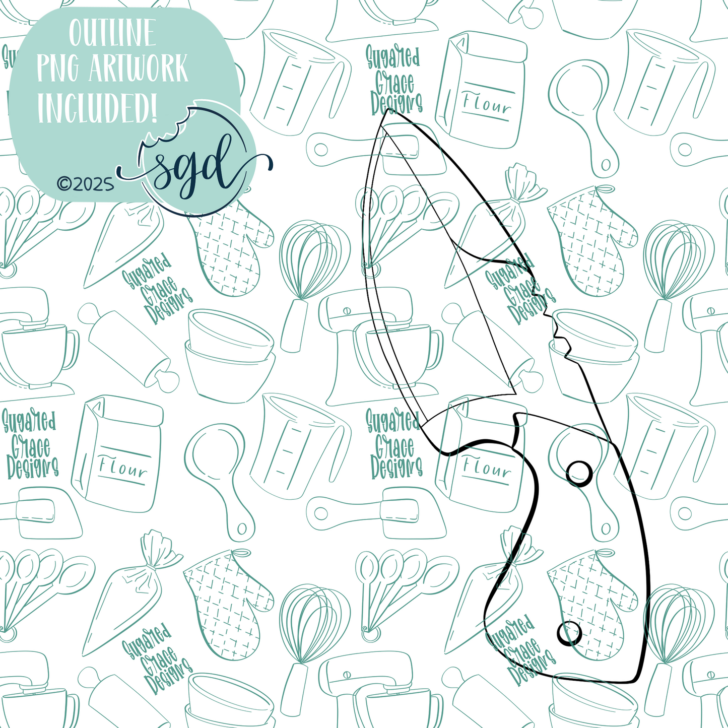 Survival Knife Cutter STL File with PNG Images to Match - For 3D Printing and Edible Ink Printers