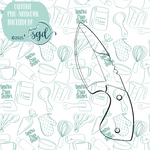 Survival Knife Cutter STL File with PNG Images to Match - For 3D Printing and Edible Ink Printers
