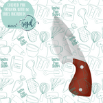 Survival Knife Cutter STL File with PNG Images to Match - For 3D Printing and Edible Ink Printers