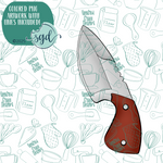 Survival Cookie Cutter with PNG Images to Match - Hand Drawn Graphics for Edible Ink Printers