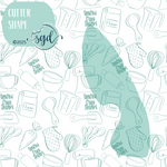 Survival Knife Cutter STL File with PNG Images to Match - For 3D Printing and Edible Ink Printers