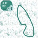Survival Cookie Cutter with PNG Images to Match - Hand Drawn Graphics for Edible Ink Printers