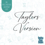 Taylors version cookie cutter with png images for edible ink printers including eddie