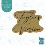 Taylors version cookie cutter with png images for edible ink printers including eddie