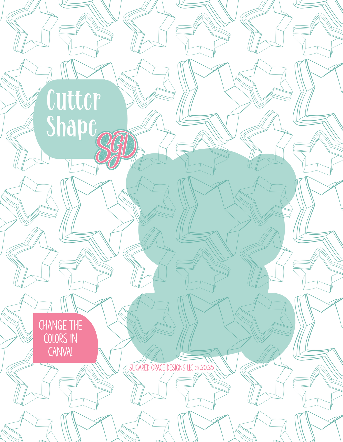 Teddy Bear Cookie Cutter STL File with PNG Images to Match - For 3D Printing and Edible Ink Printers