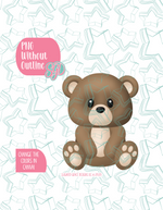 Teddy Bear PNG Image Set for Edible Ink Printers - Hand Drawn Editable Graphics