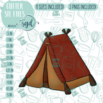 Tent Cutter STL File with PNG Images to Match - For 3D Printing and Edible Ink Printers