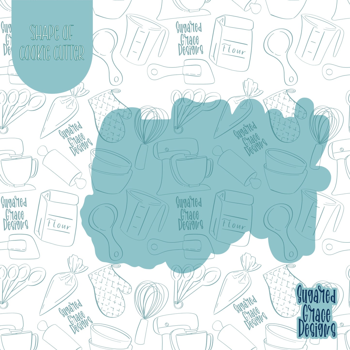 Thank You Nurses Appreciation Cookie Cutter STL Files for 3D Printing with Matching Printable PNG Images for Edible Ink Printers Including Eddie