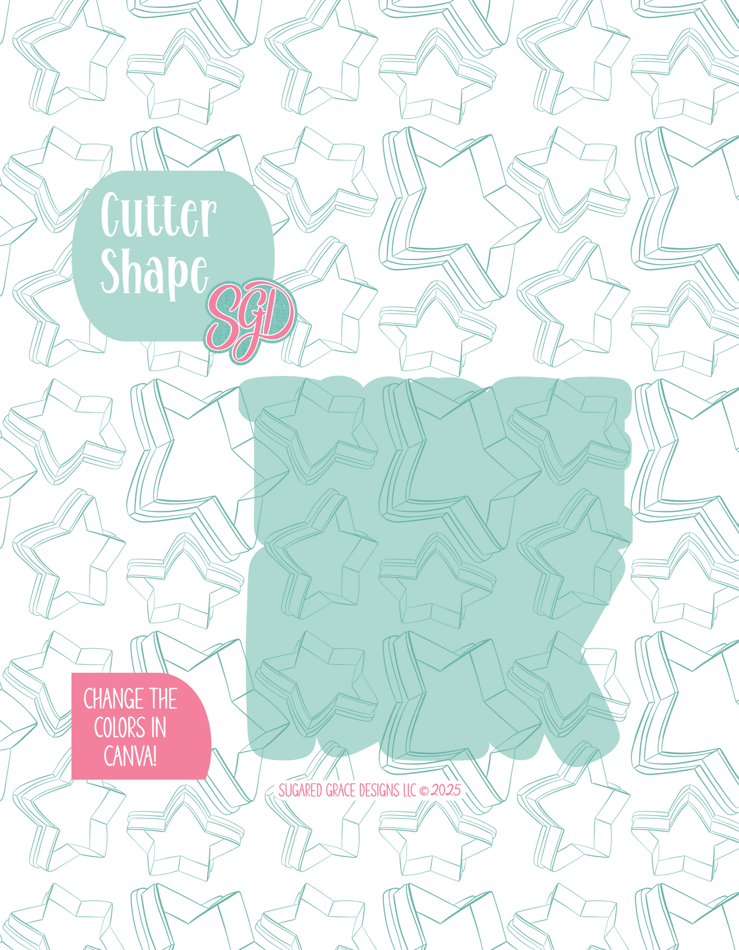Three Rex Cookie Cutter STL File with PNG Images to Match - For 3D Printing and Edible Ink Printers