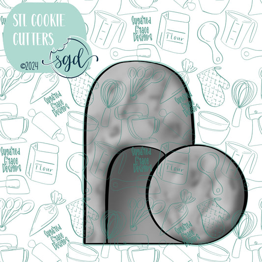 Easter Tomb Cookie Cutter STL File  with PNG Images to Match - For 3D Printing and Edible Ink Printers