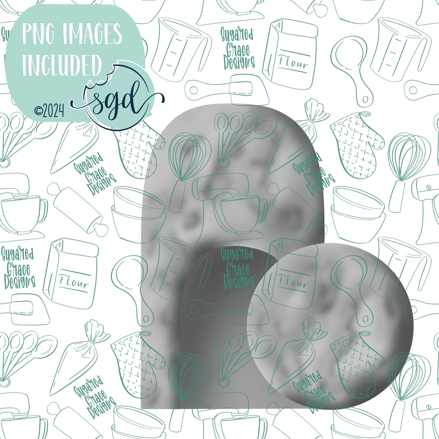 Easter Tomb Cookie Cutter STL File  with PNG Images to Match - For 3D Printing and Edible Ink Printers