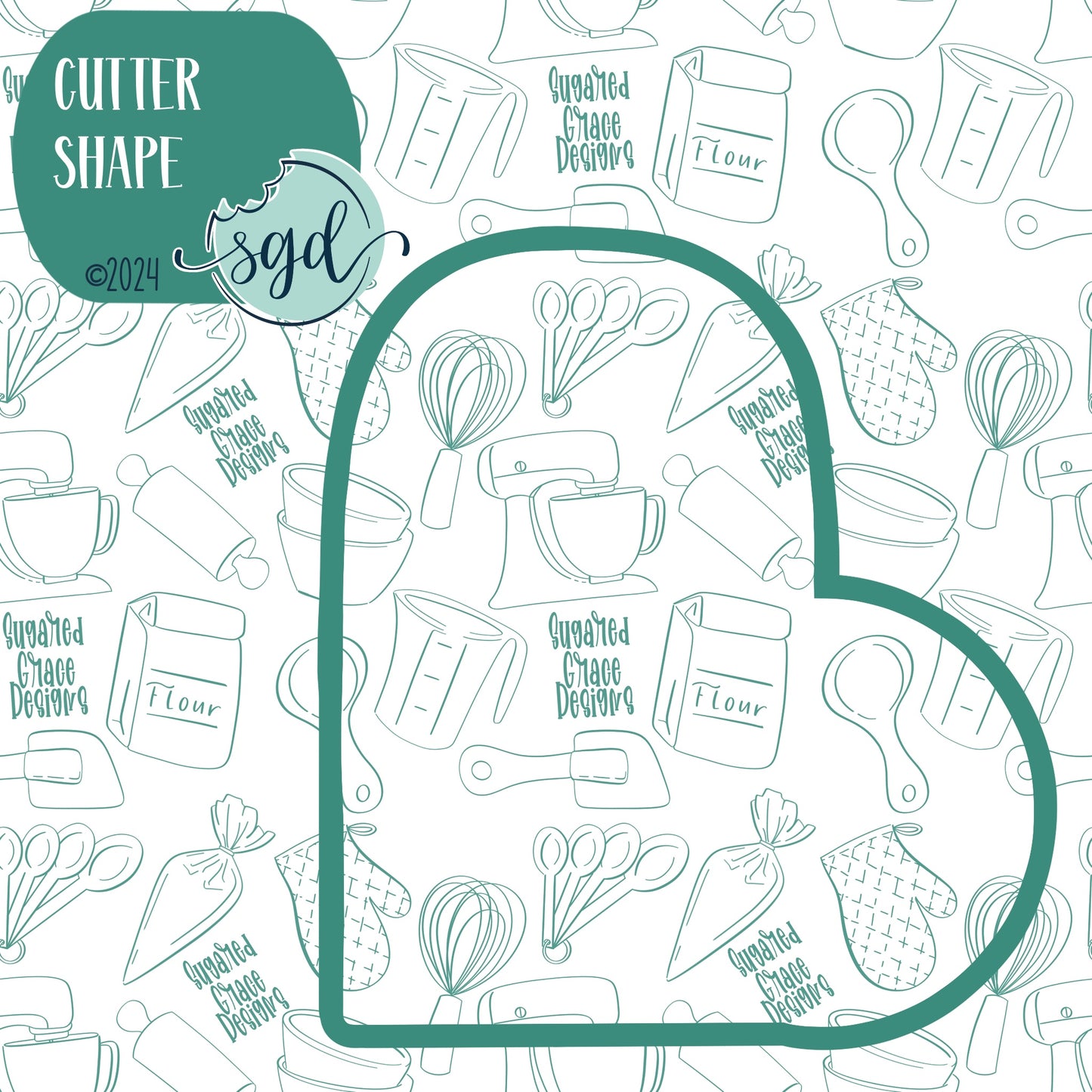 Easter Tomb Cookie Cutter with PNG Images to Match - Hand Drawn Graphics for Edible Ink Printers