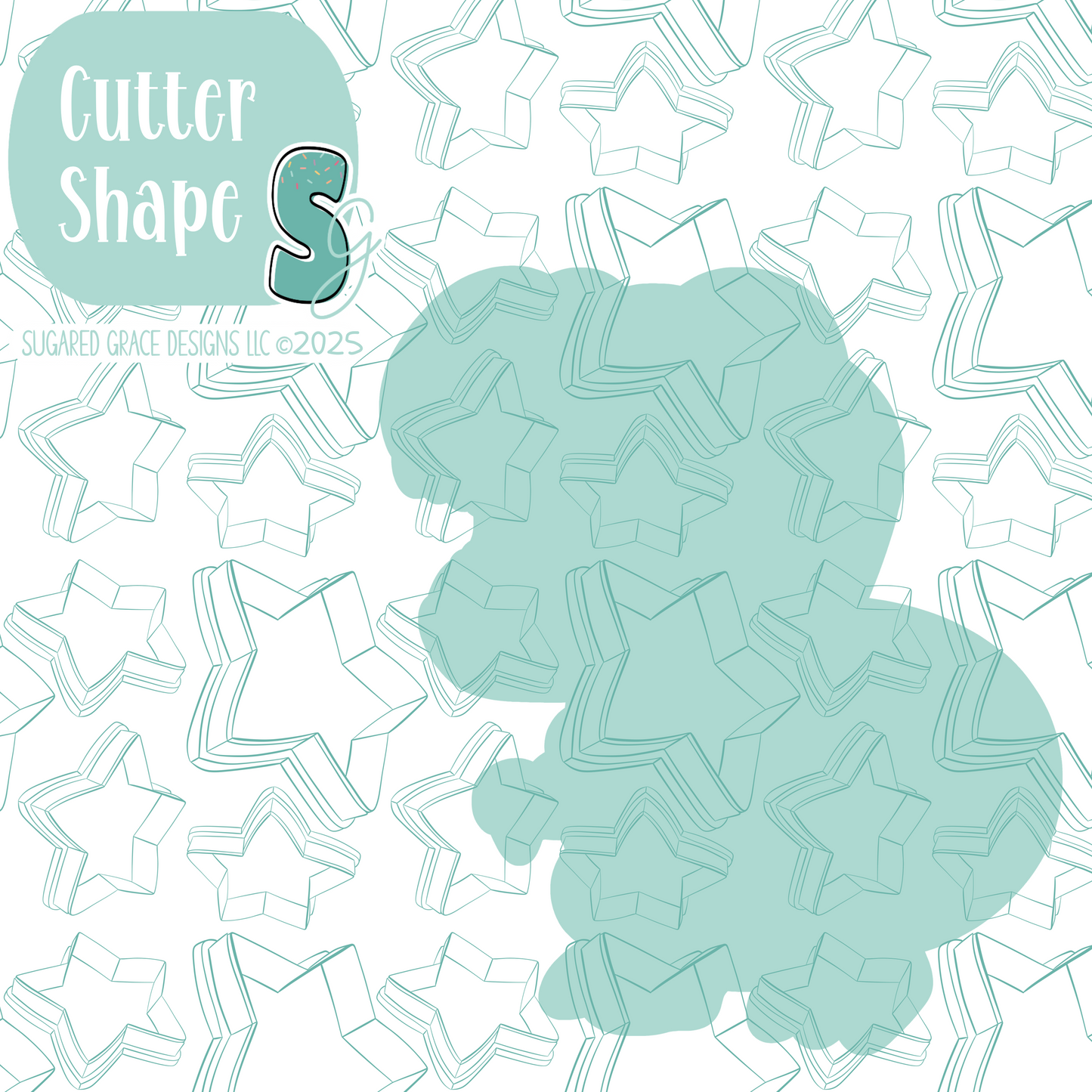 Green T-Rex Dinosaur Cookie Cutter STL File with PNG Images to Match - For 3D Printing and Edible Ink Printers