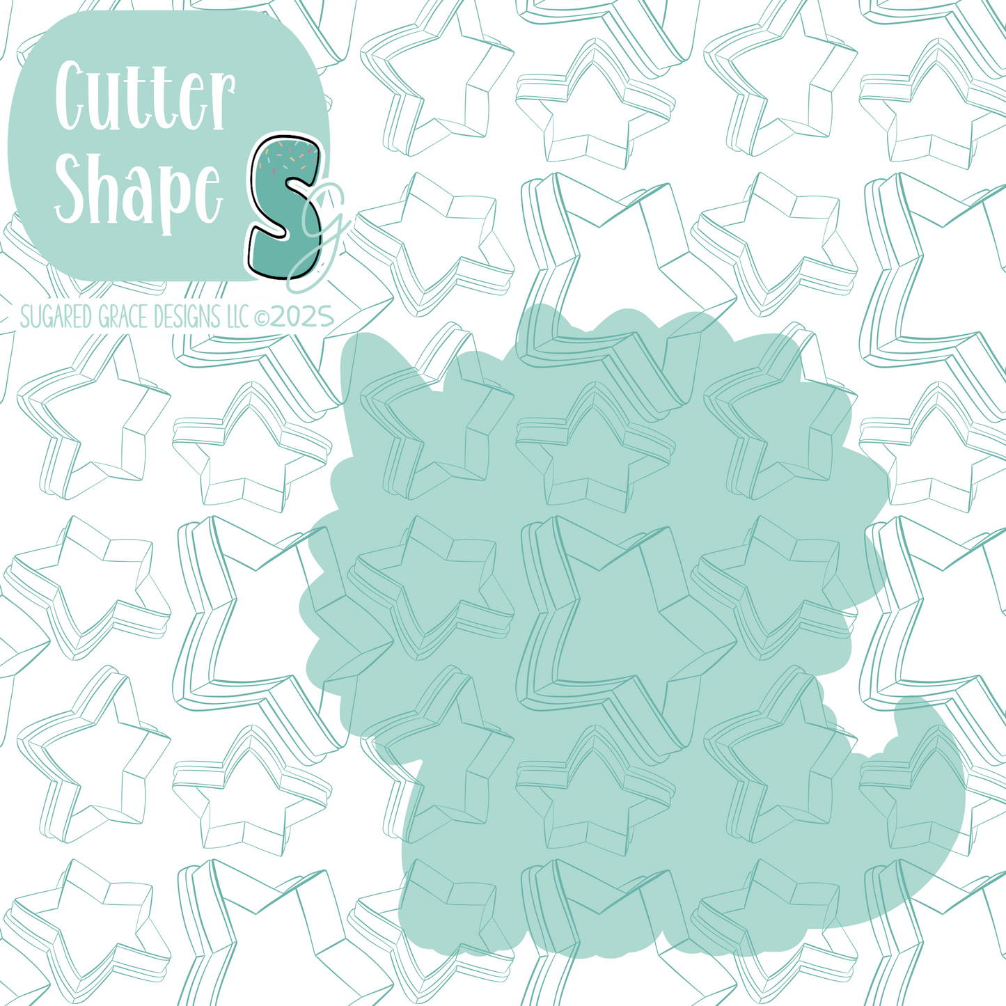 Orange Triceratops Dinosaur Cookie Cutter STL File with PNG Images to Match - For 3D Printing and Edible Ink Printers
