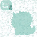 Orange Triceratops Dinosaur Cookie Cutter STL File with PNG Images to Match - For 3D Printing and Edible Ink Printers
