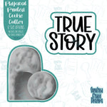 Easter True Story Cookie Cutter Set of 2 with Matching PNG Images for Edible Ink Printers Including Eddie