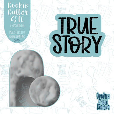 Easter True Story Cookie Cutter STL File Set of 2 with Matching Printable PNG Images for Edible Ink Printers Including Eddie