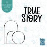 Easter True Story Cookie Cutter Set of 2 with Matching PNG Images for Edible Ink Printers Including Eddie