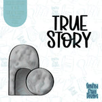 Easter True Story Cookie Cutter STL File Set of 2 with Matching Printable PNG Images for Edible Ink Printers Including Eddie