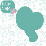Turkey Eyes Cookie Cutter with PNG Images to Match - Hand Drawn Graphics for Edible Ink Printers