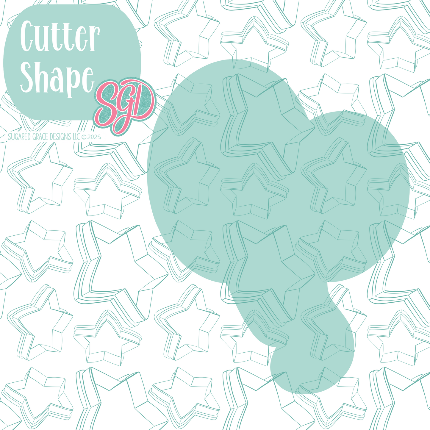 Turkey Eyes Cookie Cutter STL File with PNG Images to Match - For 3D Printing and Edible Ink Printers