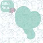 Turkey Eyes Cookie Cutter STL File with PNG Images to Match - For 3D Printing and Edible Ink Printers