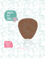 Turkey Leg Cookie Cutter with PNG Images to Match - Hand Drawn Graphics for Edible Ink Printers