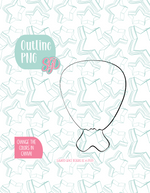 Turkey Leg Cookie Cutter STL File with PNG Images to Match - For 3D Printing and Edible Ink Printers