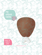 Turkey Leg Cookie Cutter STL File with PNG Images to Match - For 3D Printing and Edible Ink Printers