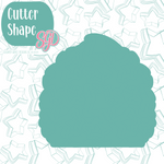 Turkey Plaque Cookie Cutter with PNG Images to Match - Hand Drawn Graphics for Edible Ink Printers