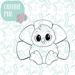 Chubby Turkey Cookie Cutter STL File with PNG Images to Match - For 3D Printing and Edible Ink Printers