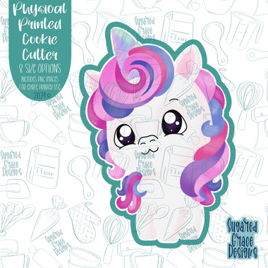 Magical Unicorn Cookie Cutter with Matching PNG Images for Edible Ink Printers Including Eddie