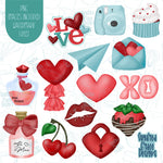 Valentines Day Mini Advent Cookie Cutter Set of 14 with PNG Images for Edible Printers Including Eddie