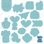 Valentines Day Mini Advent Cookie Cutter STL Set of 14 with PNG Images for Edible Printers Including Eddie