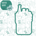 Walkie Talkie Cookie Cutter with PNG Images to Match - Hand Drawn Graphics for Edible Ink Printers
