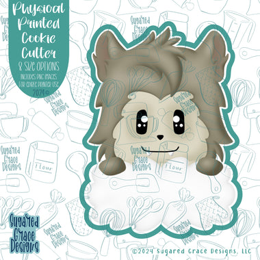 Werewolf Cooke Cutter with Matching Printable PNG Images for Edible Ink Printers Including Eddie