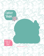 Wild Child Plaque Cookie Cutter with matching PNG