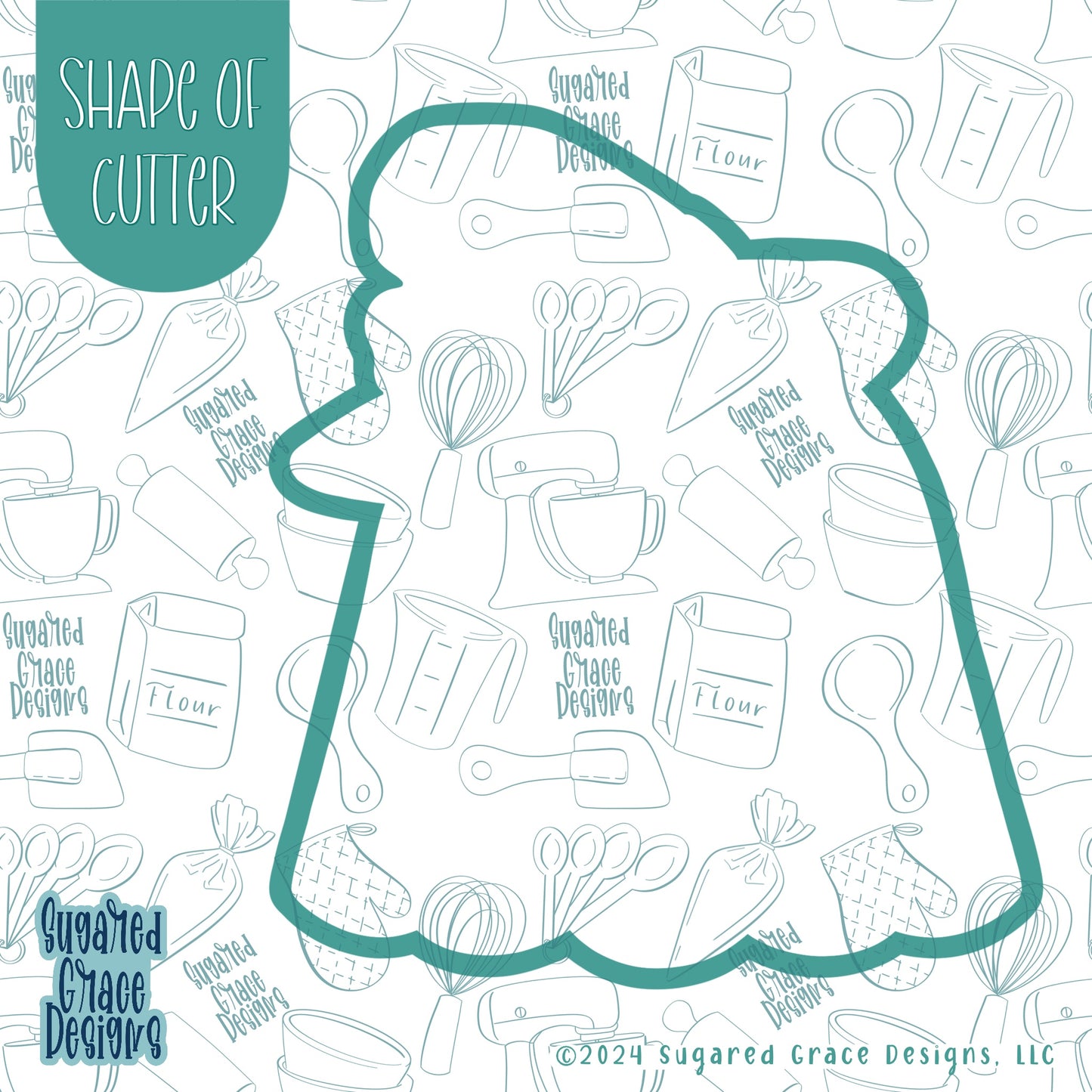 Halloween Witch Ghost Cookie Cutter with Matching Printable PNG Images for Edible Ink Printers Including Eddie