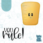 You Rule Cookie Cutter STL File Set of 2 for 3D Printing with Matching Printable PNG Images for Edible Ink Printers Including Edie