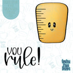 You Rule Cookie Cutter STL File Set of 2 for 3D Printing with Matching Printable PNG Images for Edible Ink Printers Including Edie