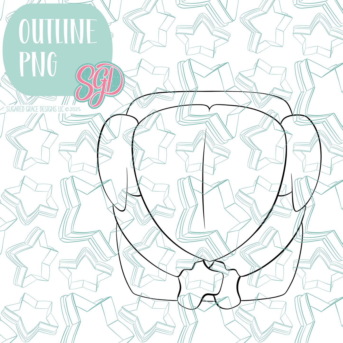 Cooked and Basted Turkey Cookie Cutter STL File with PNG Images to Match - For 3D Printing and Edible Ink Printers