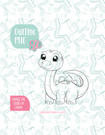 Brachiosaurus Dinosaur Cookie Cutter STL File with PNG Images to Match - For 3D Printing and Edible Ink Printers
