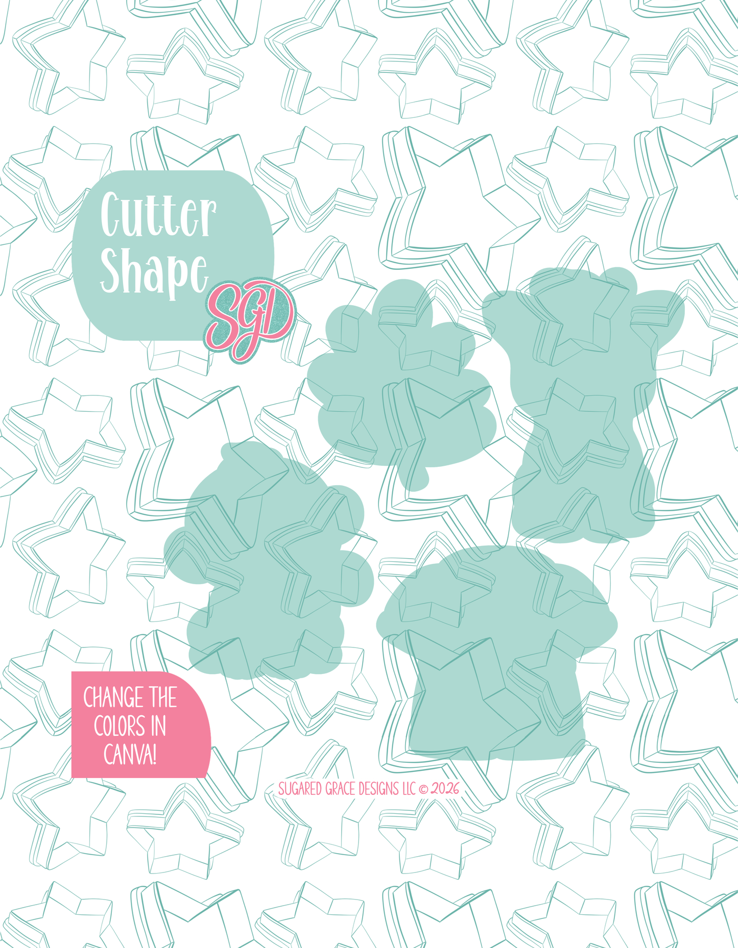 Zoo Cookie Cutter STL and PNG Set with 4 Designs (Digital Download)